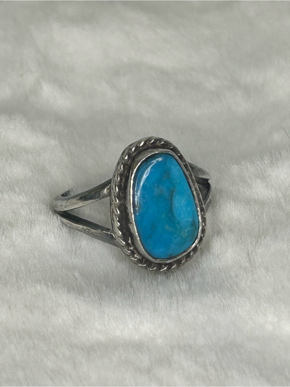 VINTAGE STERLING SILVER 925 TURQUOISE RING
